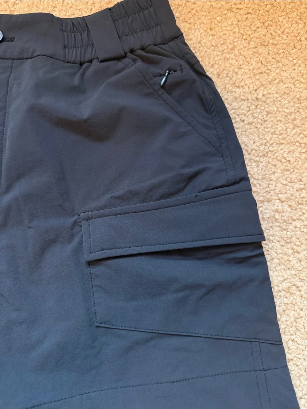 REI Dark Gray Cargo Shorts with Utility Pockets